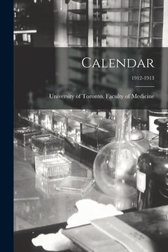 portada Calendar; 1912-1913 (en Inglés)