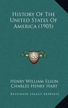portada history of the united states of america (1905) (en Inglés)