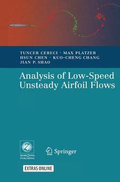 portada Analysis of Low-Speed Unsteady Airfoil Flows [With CDROM] (en Inglés)