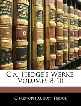 portada C.A. Tiedge's Werke (en Alemán)