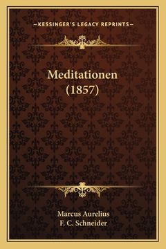 portada Meditationen (1857) (in German)