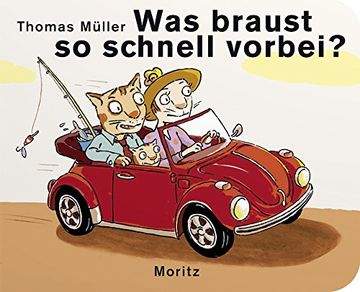 portada Was Braust so Schnell Vorbei? Pappbilderbuch (en Alemán)