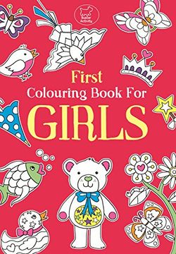 portada First Colouring Book for Girls (in English)