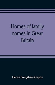 portada Homes of family names in Great Britain (en Inglés)