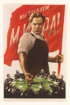 portada Vintage Journal Soviet Propaganda Poster (en Inglés)