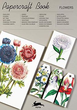 portada Flowers: Paper Craft Book (en Inglés)