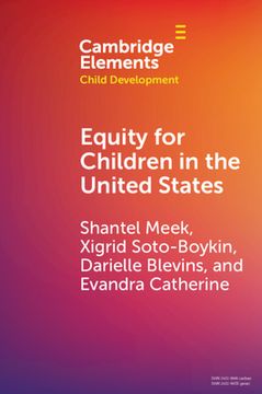 portada Equity for Children in the United States (en Inglés)