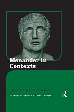 portada Menander in Contexts (Routledge Monographs in Classical Studies) (in English)