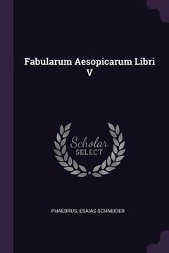 portada Fabularum Aesopicarum Libri V