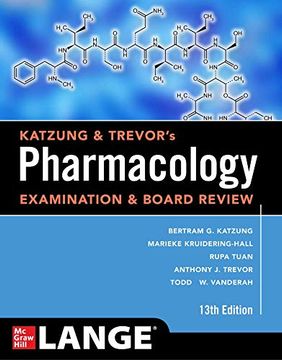 portada Katzung & Trevor'S Pharmacology Examination and Board Review, Thirteenth Edition (a & l Lange Series) (en Inglés)