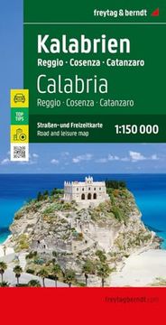 portada Calabria, Road and Leisure map 1: 150,000 (English, French, German, Italian and Spanish Edition)