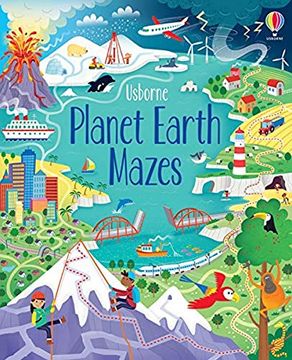 portada Planet Earth Mazes (Maze Books) (en Inglés)