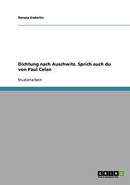 portada Dichtung nach Auschwitz. Sprich auch du von Paul Celan (German Edition)