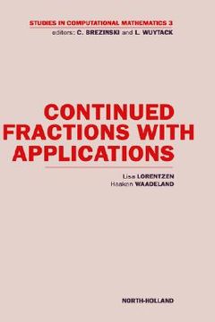 portada continued fractions with applications (en Inglés)