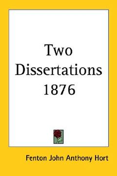 portada two dissertations 1876