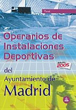 portada Operarios de instalaciones deportivas del ayuntamiento de madrid. Test