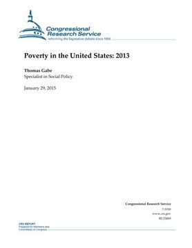 portada Poverty in the United States: 2013 (CRS Reports)
