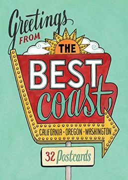 portada Greetings From the Best Coast: 32 Postcards (en Inglés)