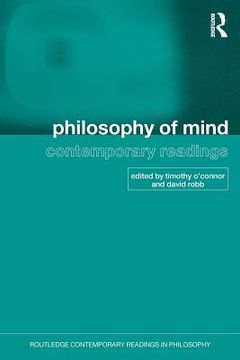 portada philosophy of mind: contemporary readings (in English)
