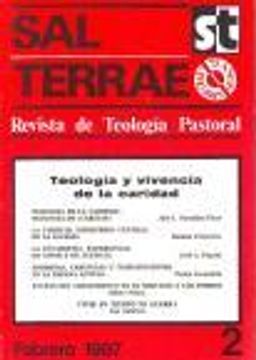 portada Sal Terrae Revista De Teología Pastoral. Vol. 75. Febrero 1987. N. º 2