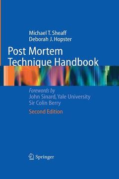 portada post mortem technique handbook (en Inglés)