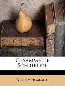 portada Gesammelte Schriften; (in German)