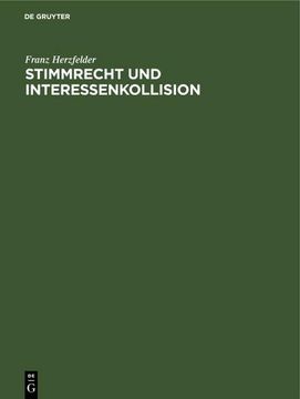 portada Stimmrecht und Interessenkollision 