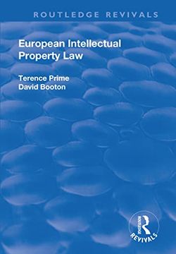 portada European Intellectual Property Law (en Inglés)