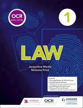 portada OCR AS/A Level Law Book 1
