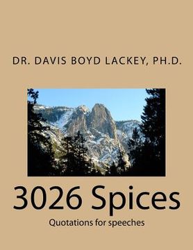 portada 3026 Spices: Quotations for speeches (en Inglés)