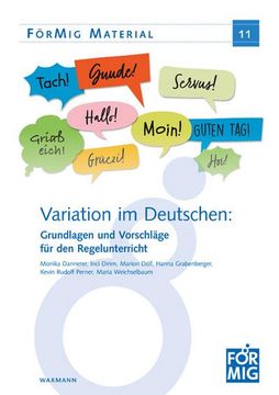 portada Variation im Deutschen: Grundlagen und Vorschläge für den Regelunterricht (en Alemán)