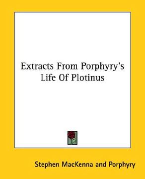 portada extracts from porphyry's life of plotinus (in English)