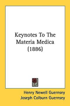 portada keynotes to the materia medica (1886) (in English)