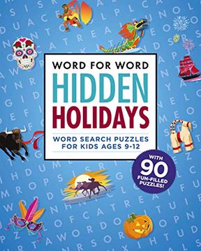 portada Word for Word: Hidden Holidays: Fun and Festive Word Search Puzzles for Kids Ages 9-12 