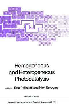 portada homogeneous and heterogeneous photocatalysis (en Inglés)