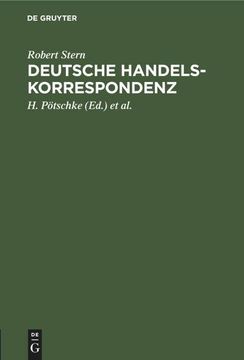 portada Deutsche Handelskorrespondenz 