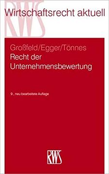portada Recht der Unternehmensbewertung (in German)