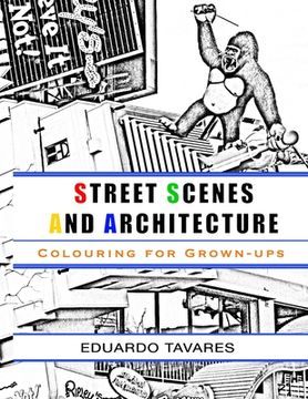 portada Street Scenes and Architecture - Colouring for grown-ups (en Inglés)