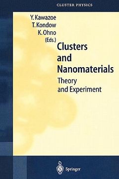 portada clusters and nanomaterials: theory and experiment (en Inglés)