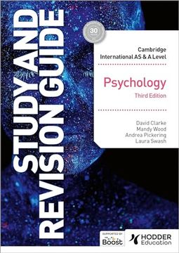 portada Cambridge International As/A Level Psychology Study and Revision Guide Third Edition (en Inglés)
