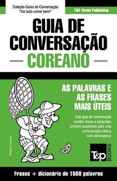portada Guia de Conversação Português-Coreano e dicionário conciso 1500 palavras (en Portugués)