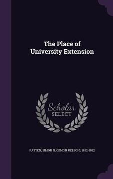 portada The Place of University Extension (en Inglés)