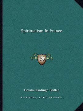 portada spiritualism in france (en Inglés)