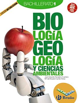 portada Biología, Geología y Ciencias Ambientales 1 Bachillerato Nueva Etapa Bruño Edición Actualizada (in Spanish)