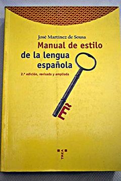 portada Manual de estilo de la lengua española. 2º edicion