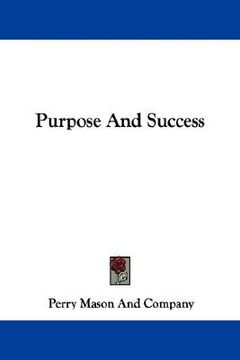 portada purpose and success (en Inglés)