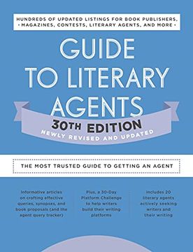 portada Guide to Literary Agents 30Th Edition: The Most Trusted Guide to Getting Published (en Inglés)