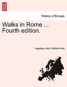 portada walks in rome ... fourth edition.