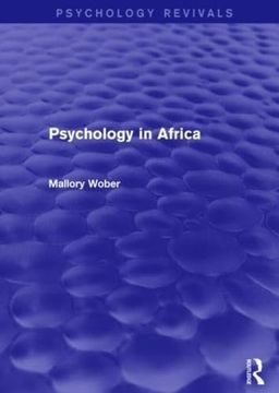 portada Psychology in Africa (Psychology Revivals) (en Inglés)