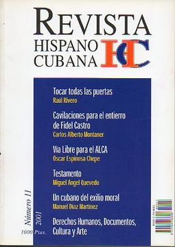 portada revista hispanocubana. nº 11.
